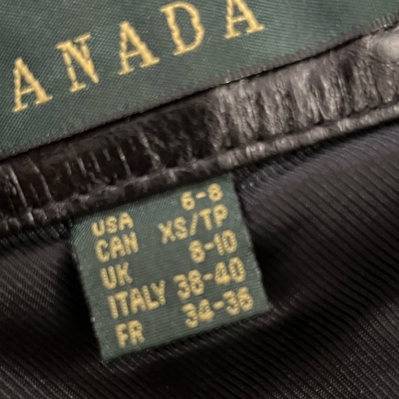 Danier Women's Classic Leather Jacket with Zip Out Interior Lining Size XS - Picture 8 of 12